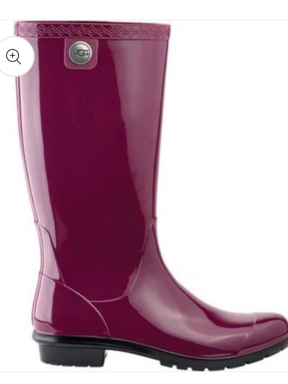 UGG Plum Gloss Tall Rain Boot